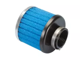 Luchtfilter Polini Special Air Box Filter 36mm recht blauw