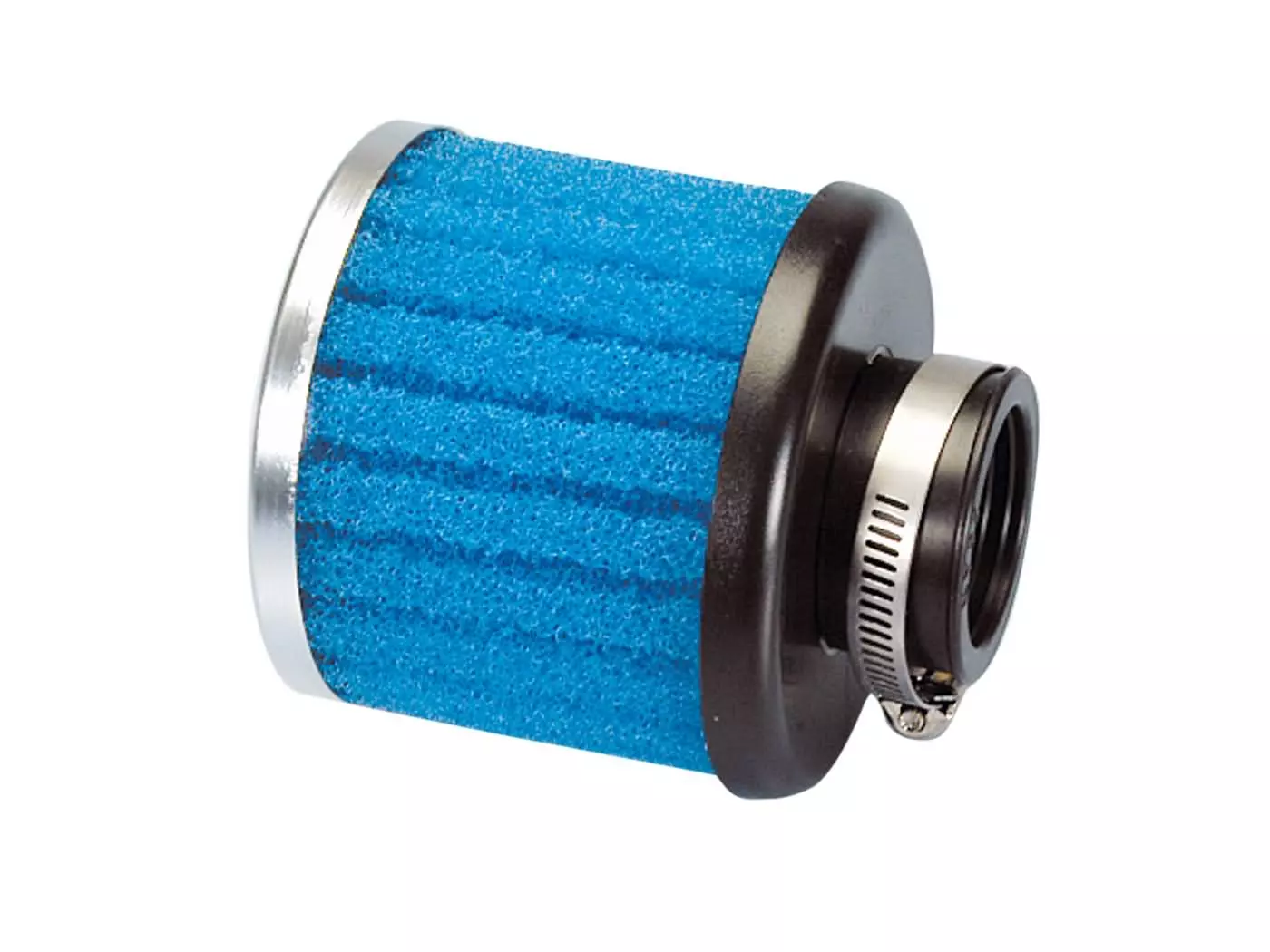 Luchtfilter Polini Special Air Box Filter 32mm recht blauw