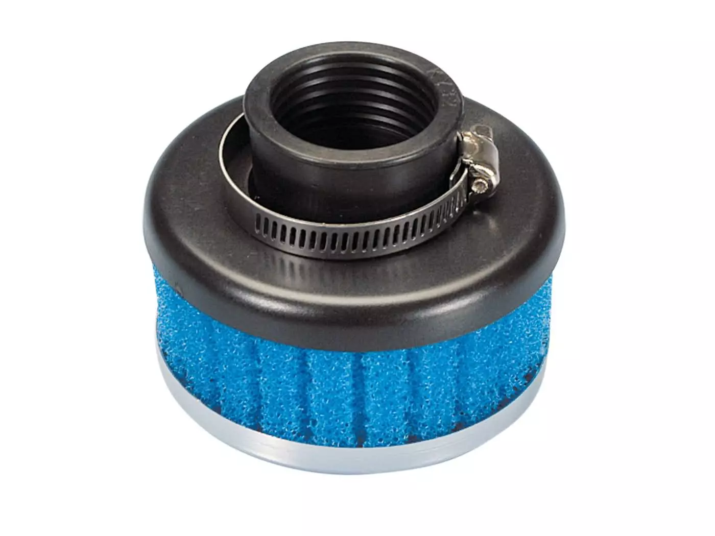 Luchtfilter Polini Special Air Box Filter kort 32mm recht blauw