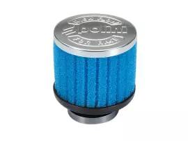 Luchtfilter Polini Special Air Box Filter 39mm recht blauw
