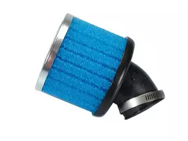 Luchtfilter Polini Special Air Box Filter 36mm 30° blauw