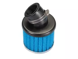 Luchtfilter Polini Special Air Box Filter 32mm 30° blauw