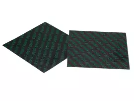 Membraanplaten Polini 0,35mm 110x100mm - universeel (groen)