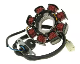 Ontsteking Stator 4-polig voor Kymco Super9 LC, Agility 2T, Like 2T, Grand Dink, People, Yager 50