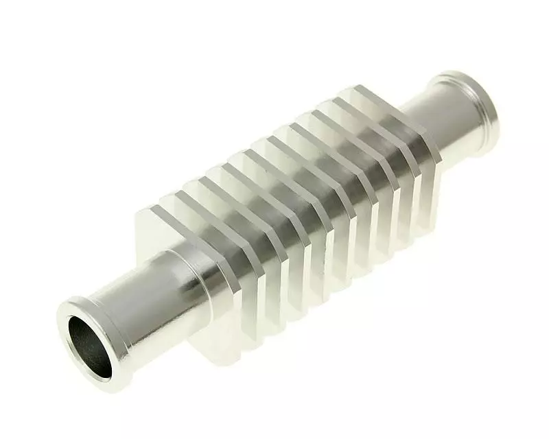 DurchlaufRadiateur / MiniRadiateur Aluminium zilver (30x103mm) 17mm Slangaansluiting