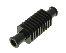 DurchlaufRadiateur / MiniRadiateur Aluminium zwart (30x103mm) 17mm Slangaansluiting