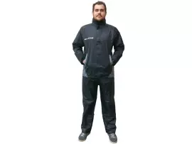 Regenpak S-Line zwart 2-delig - Maat XL
