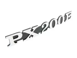 Embleem "PX200E" voor Zijkap voor Vespa PX 200 E
