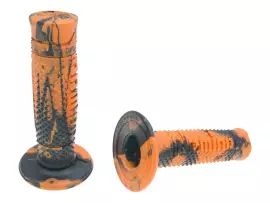 Handvaten set Domino A260 Off-Road Snake zwart / orange
