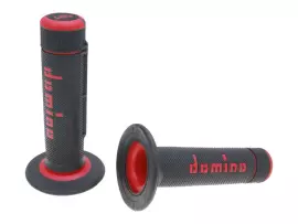 Handvaten set Domino A020 Off-Road Halbwaffel zwart / rood