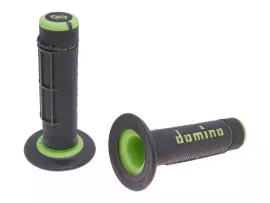 Handvaten set Domino A020 Off-Road Halbwaffel zwart / Groen