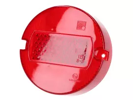 Achterlichtglas rood 100mm 2-Schrauben-Version voor Simson S50, S51, S70, KR50, KR51, Schwalbe