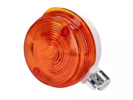 Knipperlicht voorkant 80mm orange / wit voor Simson S50, S51, S70, SR50, SR80