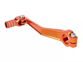 Schakelpedaal inklapbaar Aluminium orange geanodiseerd voor Simson S50, S51, S53, S70, S83