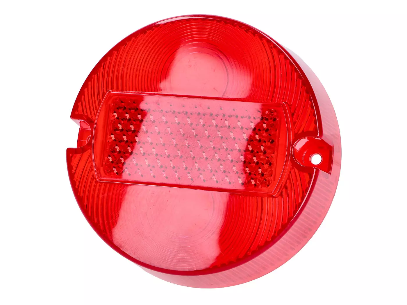 Achterlichtglas rood 100mm zonder E-Goedkeuring voor Simson S50, S51, S70, MZ