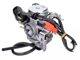 Carburateur Dellorto 18mm TK SVB18 voor Peugeot Speedfight 4, Ludix, Vivacity 3, SYM Symphony 50cc 4-Takt Euro4 25km/h 45km/h 2018-2020