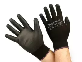 ArbeitsHandschoenen Mechaniker Handschoenen Beschermende handschoenen BGM PRO tection fijnstrickhandschuh 100% Nylon met Polyurethan Bekleding Grösse L (9)