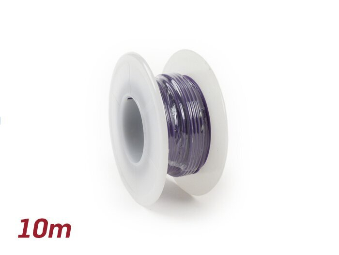Elektrokabel universeel 0,85mm² 10m Violett