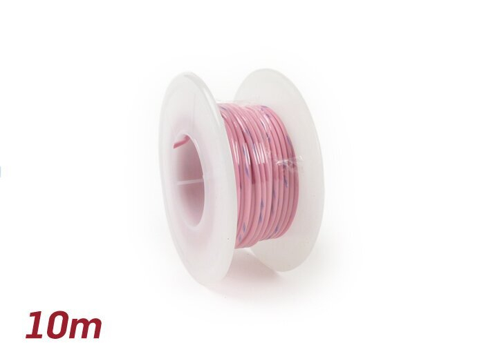 Elektrokabel universeel 0,85mm² 10m Rosa