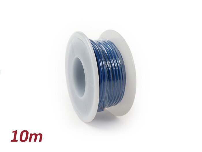 Elektrokabel universeel 2,0mm² 10m blauw