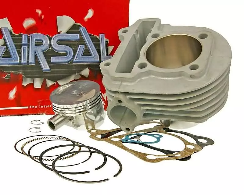 Cilinderkit Airsal Sport 163,4cc 60mm voor 157QMJ, GY6 150cc