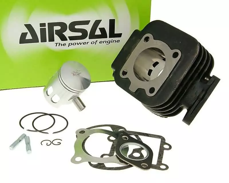 Cilinderkit Airsal Sport 49,2cc 40mm, 39,2mm Gietijzer voor Minarelli verticaal