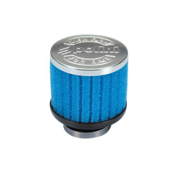 Luchtfilter Polini Special Air Box Filter 39mm recht blauw
