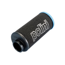 Luchtfilter Polini Evolution 2 39mm recht Zwart-blauw