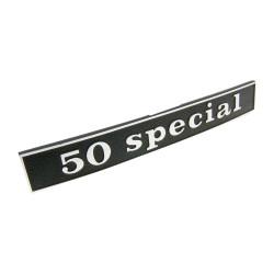 Embleem "50 special" voor Vespa 50 Special