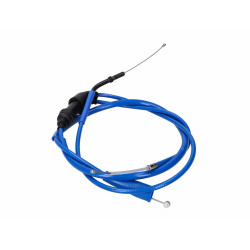 Gaskabel Compleet Doppler PTFE blauw voor Derbi Senda DRD X-Treme 11-, DRD Racing 11-, Aprilia RX 50, SX 50 11-, Gilera RCR, SMT 11