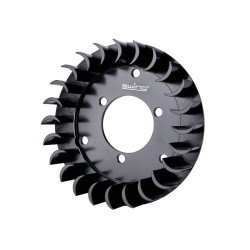 Koelvin swiing Aluminium CNC zwart voor Sachs 50/2, 50/3, HPI-, Bosch-, Ducati-Zündung