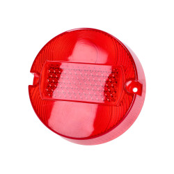 Achterlichtglas rood 100mm zonder E-Goedkeuring voor Simson S50, S51, S70, MZ