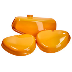 Benzinetank en Zijkap Set orange voor Simson S50, S51, S70