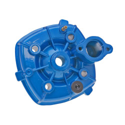 Cilinderkop 50cc blauw voor Piaggio LC vierkant