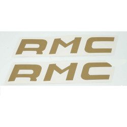 Zijkap Sticker 2 Stuks 30mm 135mm Gold voor Kreidler Florett RMC