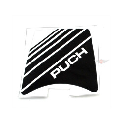 Koplamp Sticker Hoogte 105mm breede 120mm Farbe zwart wit voor Puch Maxi