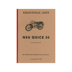 Teilekatalog Nachdruck Quick voor NSU Quick50