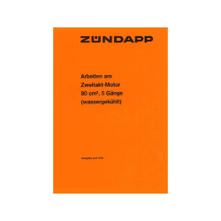 Reparatie AnLeiding 36 Seiten DIN A5 Format voor Zündapp KS 80, 80 Touring