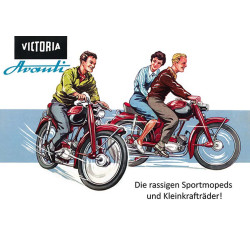 Werbeplakat voor Victoria Avanti Sport Brommer SM 51 52