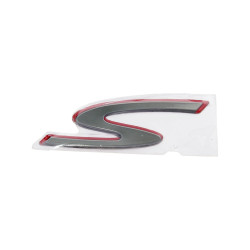 Embleem "S" OEM voor Beenschild voor Vespa GTS Super Sport 125, 300