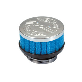 Luchtfilter Polini Special Air Box Filter kort 39mm recht blauw