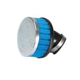 Luchtfilter Polini Special Air Box Filter kort 32mm 30° blauw