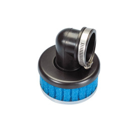 Luchtfilter Polini Special Air Box Filter kort 38mm 90° blauw