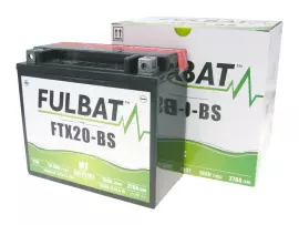 Scooter accu Fulbat FTX20-BS MF onderhoudsvrij