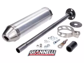 Einddemper Giannelli Aluminium voor Derbi GPR 50 Nude, Racing 50, Aprilia RS 50