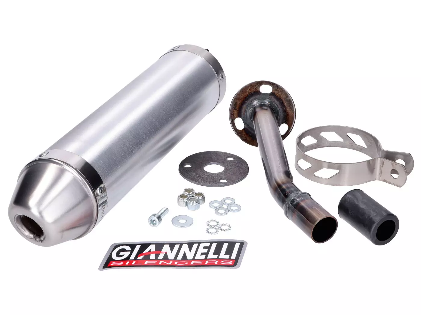 Einddemper Giannelli Aluminium voor Vent Derapage 50, 50RR 19-20