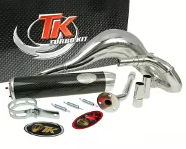 Uitlaat Turbo Kit Bufanda RQ Chroom voor Beta RK6 (Minarelli AM6)