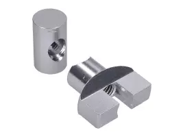 Remkabel Afsteller Set M6 Aluminium zilver - universeel