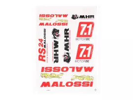 Stickerset  Malossi DIN-A3