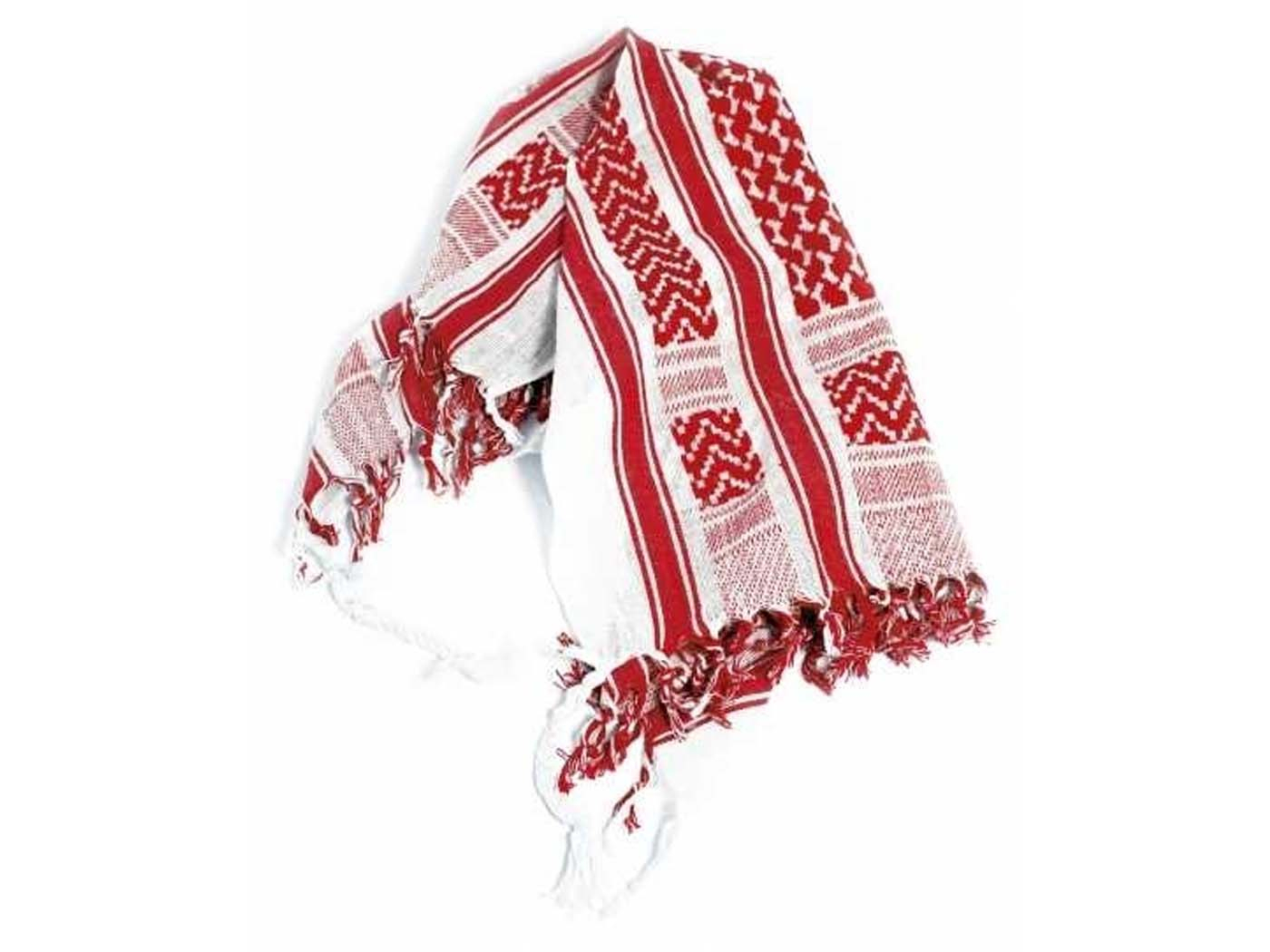 Brommer Kult Palästinenser Tuch wit rood PLO Baumwolle Halstuch Men Pali Gesichts